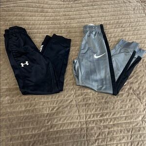 Under Armour Kids Sweatpants - Black and Gray